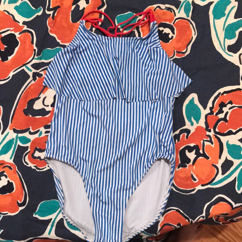 Striped swimsuit